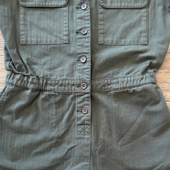 RVCA Conscious Rancher Utility Romper Jumper Women's Size Small 100% Cotton - Picture 6 of 16